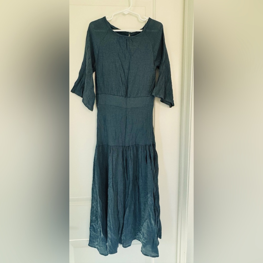 Joy Folie size 6 girls dress teal